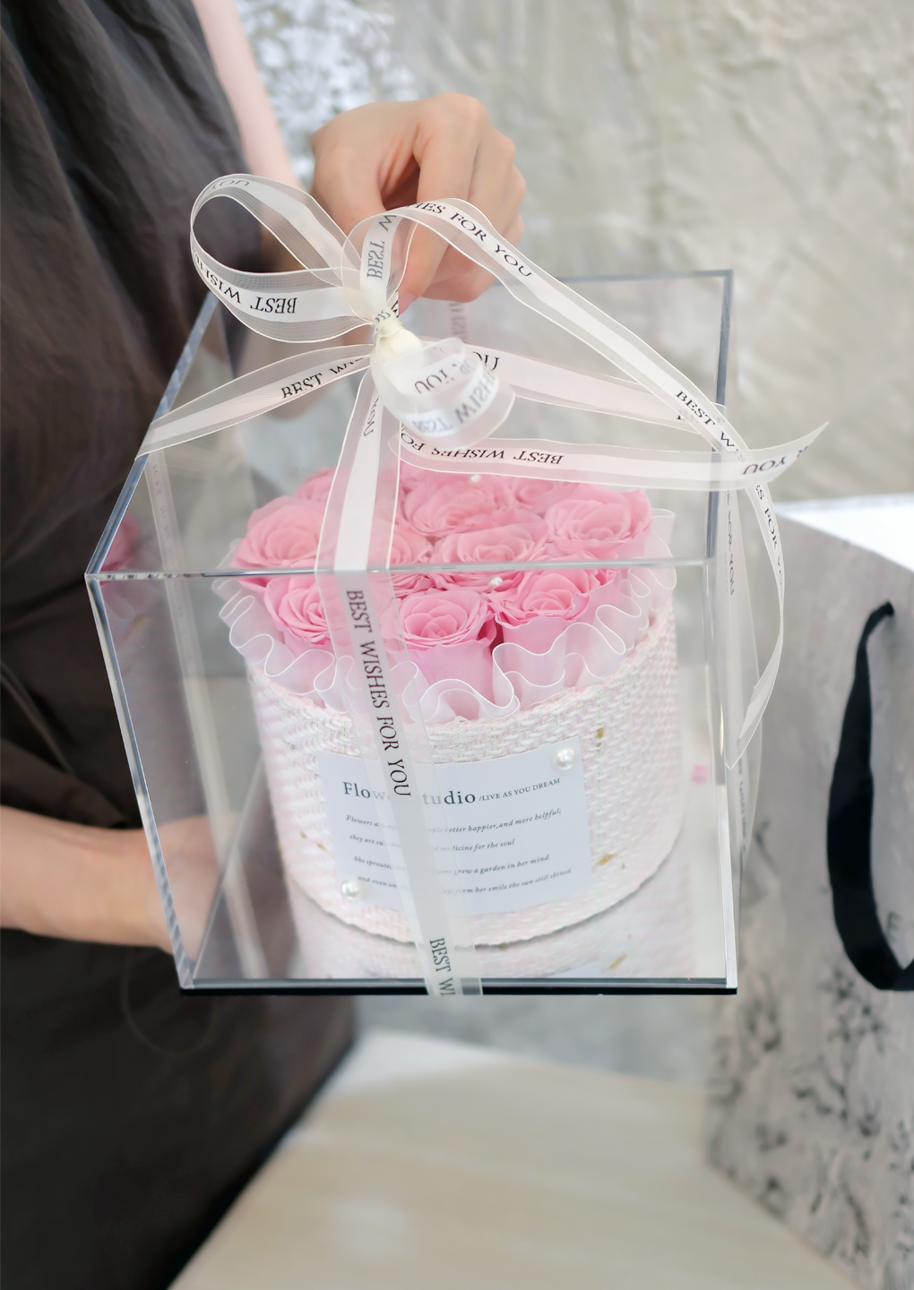Blush Forever – Preserved Pink Roses